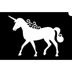 Stencil - Unicorn Swirl
